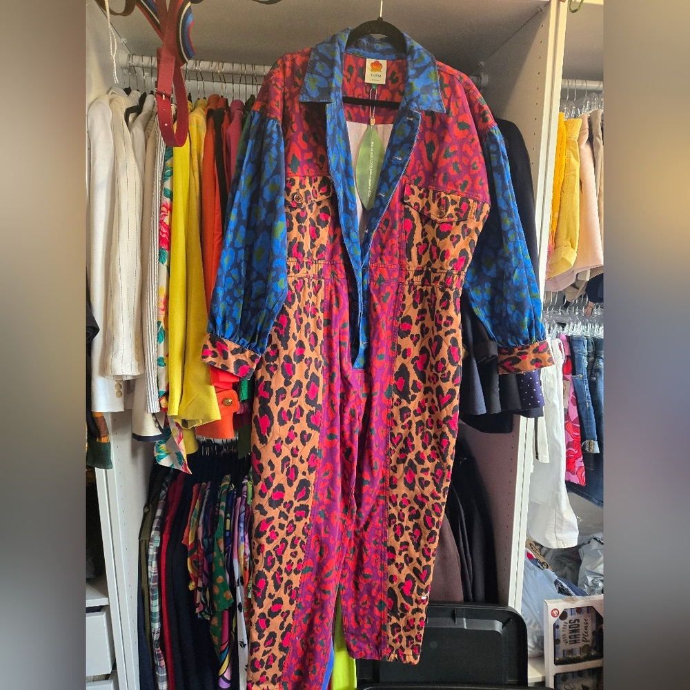 Colorful Leopard Print Jumpsuit from Farm Rio.